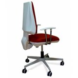 Olimp Sport Kancelarijska stolica M 201 bela asin/pvc/hrom | ePonuda.com