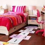 Ambiance Lepljiva vinilna preproga za otroke Hopscotch Girly Cene