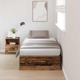  Krevet s ladicama Staro drvo 100 x 200 cm Konstruirano drvo | shoptok.hr