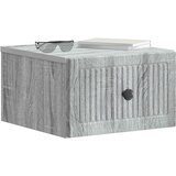  Noćni ormarić za montažu na zid Siva sonoma 33 x 34,5 x 20 cm | shoptok.hr