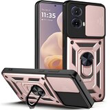 Techsuit Puzdro Hybrid Armor Kickstand pre Motorola Moto G85 - Roza | shoptok.hr