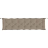 Jastuk za vrtnu klupu smeđesivi 200 x 50 x 7 cm tkanina Oxford | shoptok.hr