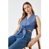 Koton Women's Navy Striped Shirt | Shoptok.si