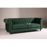 Venture Home Velvet trosjed 217 cm, zeleni Slike