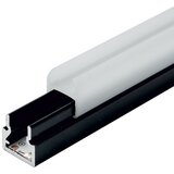Mitea Lighting aluminijumski profil za led trake crni 11.2x11.2x2000mm nadgradni sa difuzorom 2m MA1111-C | Eponuda.com