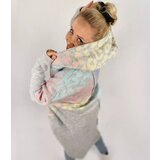Pri Long cardigan colorful leopard sweater with wool | shoptok.hr