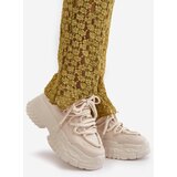Kesi Women's sneakers on a massive sole light beige Nevela Cijene