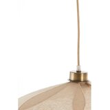 Light & Living Kremno bela viseča svetilka s tekstilnim senčilom Fyano – | Shoptok.si