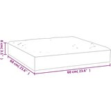  Blazina za paleto rdeča 60x60x8 cm oxford tkanina | Shoptok.si