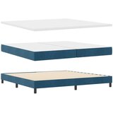  Krevet s opruga kutije Tamnozelena 200 x 200 cm Baršun | shoptok.hr