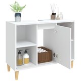 Ormarić za umivaonik bijeli 80 x 33 x 60 cm konstruirano drvo | Eponuda.com