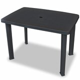  Vrtni stol od plastike antracit 101 x 68 x 72 cm | shoptok.hr