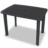  Vrtni stol od plastike antracit 101 x 68 x 72 cm