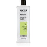 Nioxin System 2 Scalp + Hair Shampoo šampon proti redčenju las 1000 ml | Shoptok.si