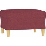  Tabure crvena boja vina 60 x 50 x 41 cm od tkanine | shoptok.hr