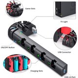 KDD postaja za polnjenje joycon kontrolerjev s prostorom za shranjevanje 8 iger odprta embalaža | Shoptok.si