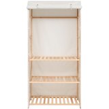  The Living Store Garderobna omara za oblačila 3-nadstropna 79x40x170 cm - Garderobna Omara, (21493841) | Shoptok.si