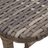vidaXL Sklopivi vrtni stol sivi 90x51x75 cm poliratan | shoptok.hr