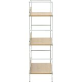 Police za knjige s 3 razine boja hrasta 60x27 6x90 5 cm iverica | shoptok.hr
