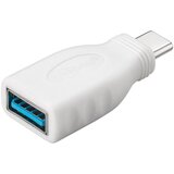 Goobay USB-C na USB-A OTG Superspeed beli adapter | Shoptok.si