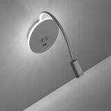  LED fleksibilna zidna lampica sa USB BASE LED/8W+LED/2W/230V bela/srebrna | Eponuda.com