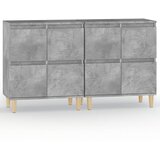  Komode 2 kom siva boja betona 60x35x70 cm od konstruiranog drva | Eponuda.ba