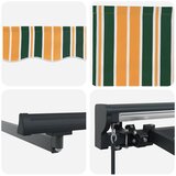  Okvir tende Zelena i žuta 400 × 300 cm Poliester s PU premazom | shoptok.hr