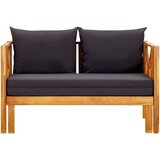  Klop za 2 osebi z blazinami 122 cm trden akacijev les, (20660849) | Shoptok.si