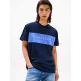Tommy Jeans Majica mornarska / safir / bela | Shoptok.si