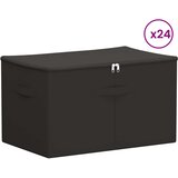  Kutija za spremanje 24 pcs Antracit 60 x 43 x 35 cm | shoptok.hr