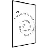  Poster - Travel Broadens the Mind 20x30 Cijene