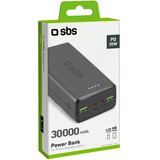 Sbs Power Bank 30.000 mAh crna s 2 USB-C | shoptok.hr