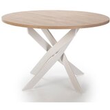 Marckeric Okrugao blagovaonski stol s pločom stola u dekoru hrasta ø 120 cm Ther – | shoptok.hr