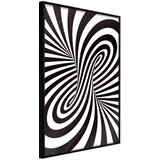  Poster - Black and White Swirl 20x30 Cijene