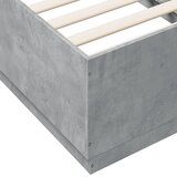  Okvir kreveta boja betona 75x190 cm od konstruiranog drva | Eponuda.ba