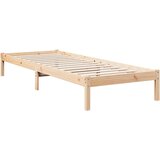  Dugi okvir kreveta bez madraca bijeli 80x220 cm od borovine | shoptok.hr