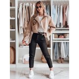 DStreet Spodnie damskie slim fit z paskiem TAIRONIK czarne | shoptok.hr