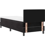  Boxspring - Krevet s oprugama i madracem Crna 80 x 200 cm tkanina | shoptok.hr