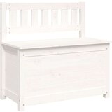  Klupa bijela 80x41x77 cm od masivne borovine | shoptok.hr