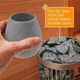 AMAZY savna jajce iz naravnega milnega kamna za infuzije z mentolovimi kristali in olji | Shoptok.si