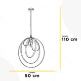 Lesnina XXXL VISEČA SVETILKA 50/110 cm E27 | Shoptok.si