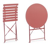 BIZZOTTO Željezni vrtni blagovaonski set boje terakote za 2 osobe Austin – | shoptok.hr