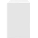 vidaXL Pisalna miza bela 101x50x76 cm iverna plošča | Shoptok.si