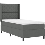  Krevet s opruga kutije Tamno siva 200 x 90 cm tkanina | shoptok.hr