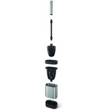 Metaltex Temno siva WC ščetka iz nerjavečega jekla Cleany – | Shoptok.si