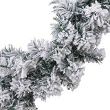 vidaXL Božićni vijenac s LED svjetlima zeleni 10 m PVC | shoptok.hr