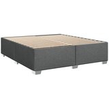  Krevet s oprugama i madracem tamnosivi 200 x 200 cm od tkanine | shoptok.hr