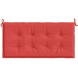  Jastuk za vrtnu klupu crveni 120x50x4 cm od tkanine Oxford | Eponuda.com