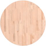 vidaXL Mizna plošča Ø70x2,5 cm okrogla trdna bukovina, (20979424) Cene