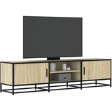 TV ormarić Sonoma hrast 160x35x41 cm Konstruirano drvo i metal | shoptok.hr